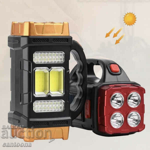 Powerful bright solar LED lantern HB-2678 - multifunctional, USB - 6 Powerful bright solar LED lantern HB-2678 - multifunctional, USB - 6