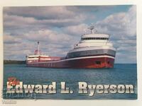 Пощенска картичка  Кораб  Edward L.Ryerson за насипни товари