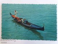 Postcard Boat Gondola Venice