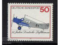 1976. GFR. 50 de ani de la Deutsche Lufthansa.