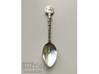 Silver French coffee spoon