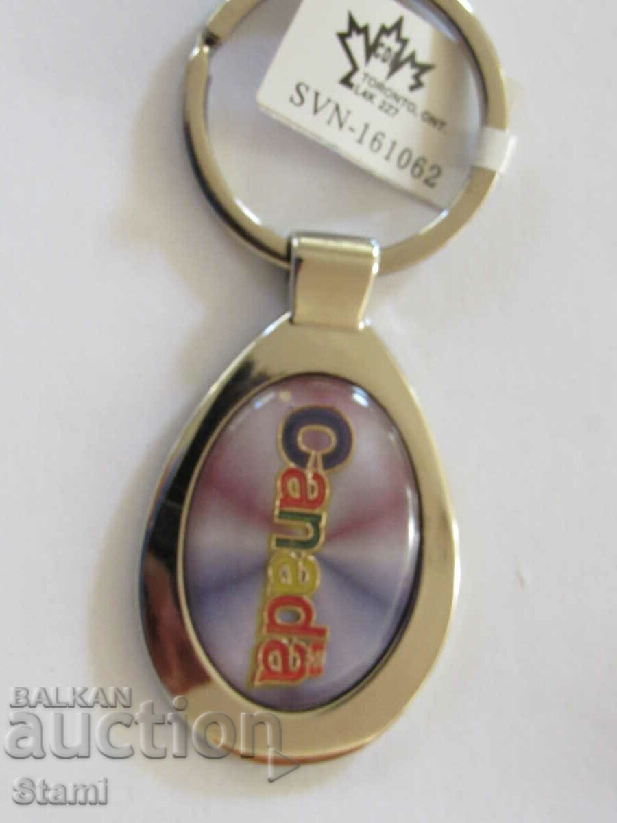 Metal key chain from Canada-series-19