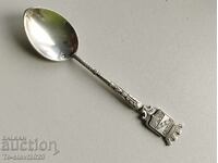 Silver French coffee spoon