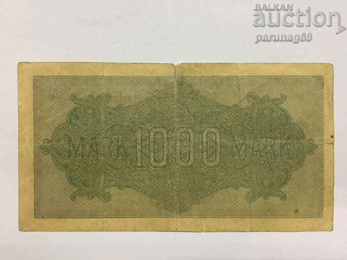 Germany 1000 Marks 1922 with price 1.00 BGN | € 0.51 Germany 1000 Marks 1922 with price 1.00 BGN | € 0.51