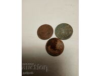 COINS PRINCIPALITY OF BULGARIA - 3 pcs. - BGN 1.5