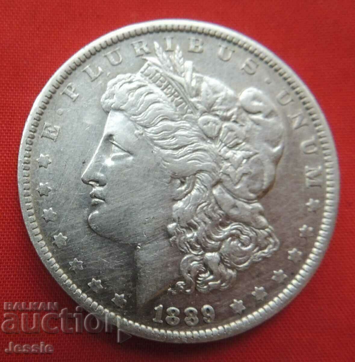 1 Dollar 1889 O USA New Orleans Morgan Silver NO CHINA ! with price 104.90 BGN | € 53.63