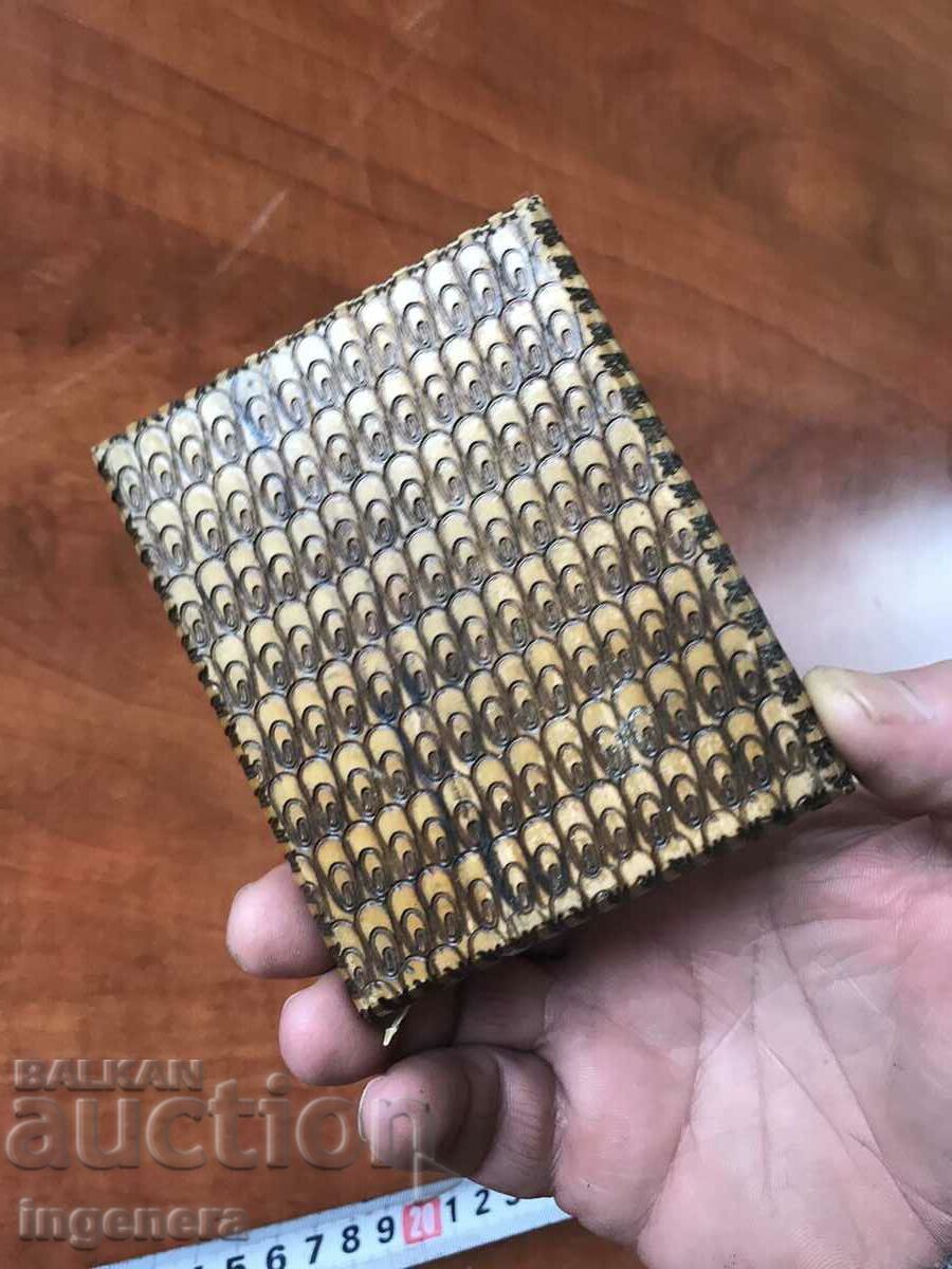 BOX BOX SNAGAR WOOD ANTIQUE PYROGRAPH DRAWING - 6 BOX BOX SNAGAR WOOD ANTIQUE PYROGRAPH DRAWING - 6