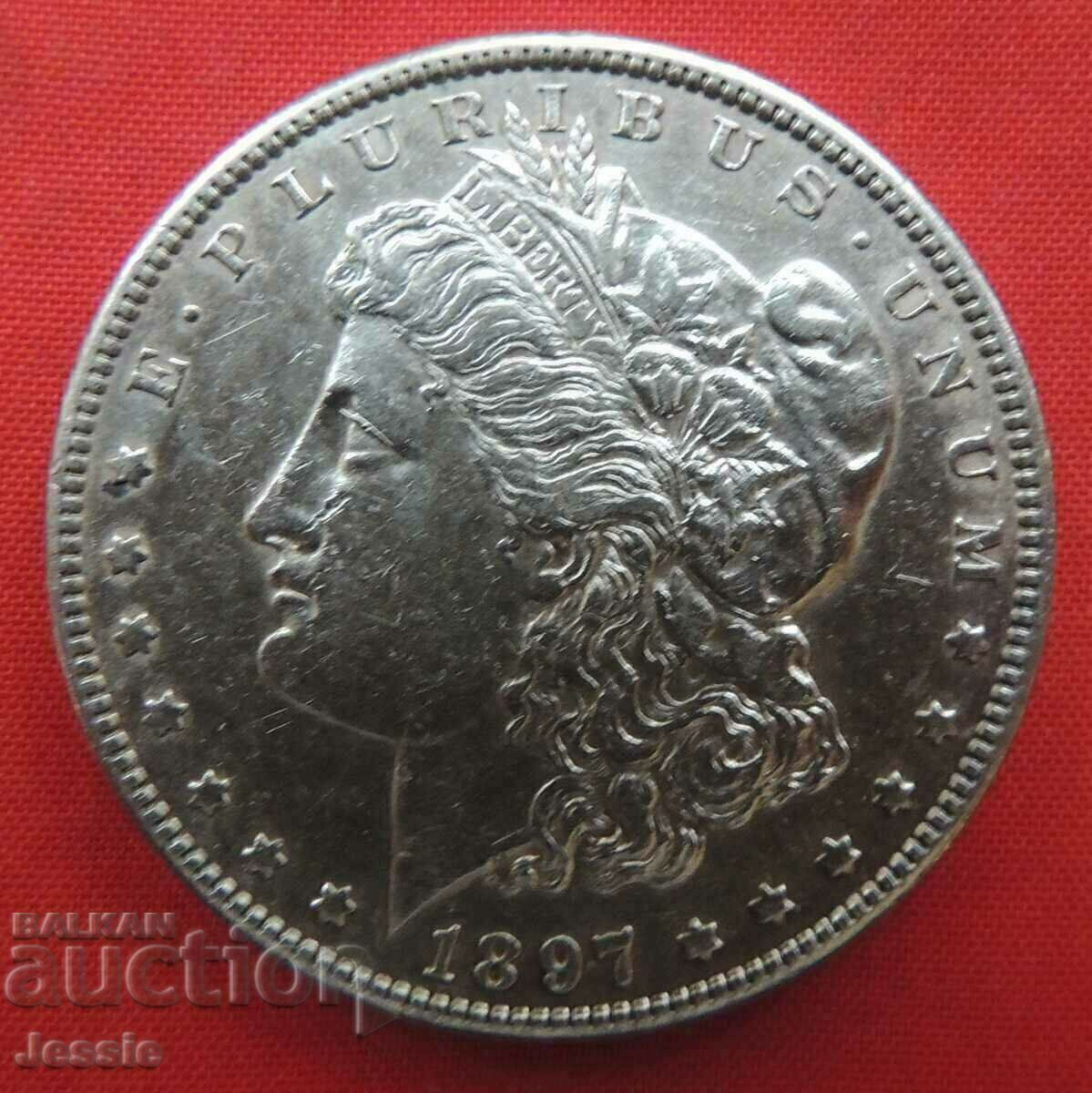 1 δολάριο 1897 ΗΠΑ Morgan Silver ΟΧΙ MADE IN CHINA! με τιμή € 59.26 | 115.90 BGN