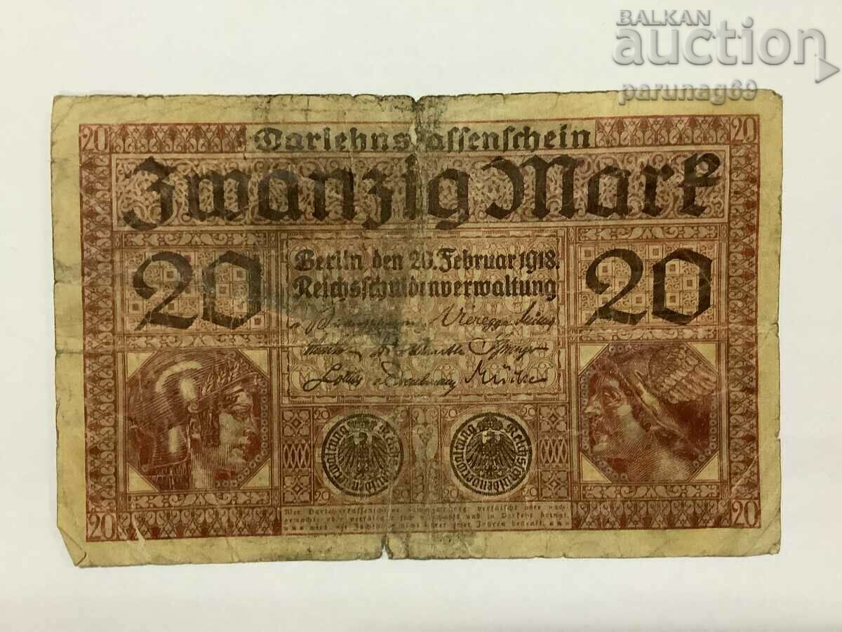 Germania 20 de mărci 1918