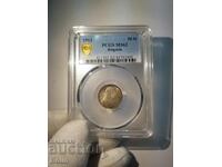 Moneda de 50 de cenți din argint regal MS 62 1913 PCGS