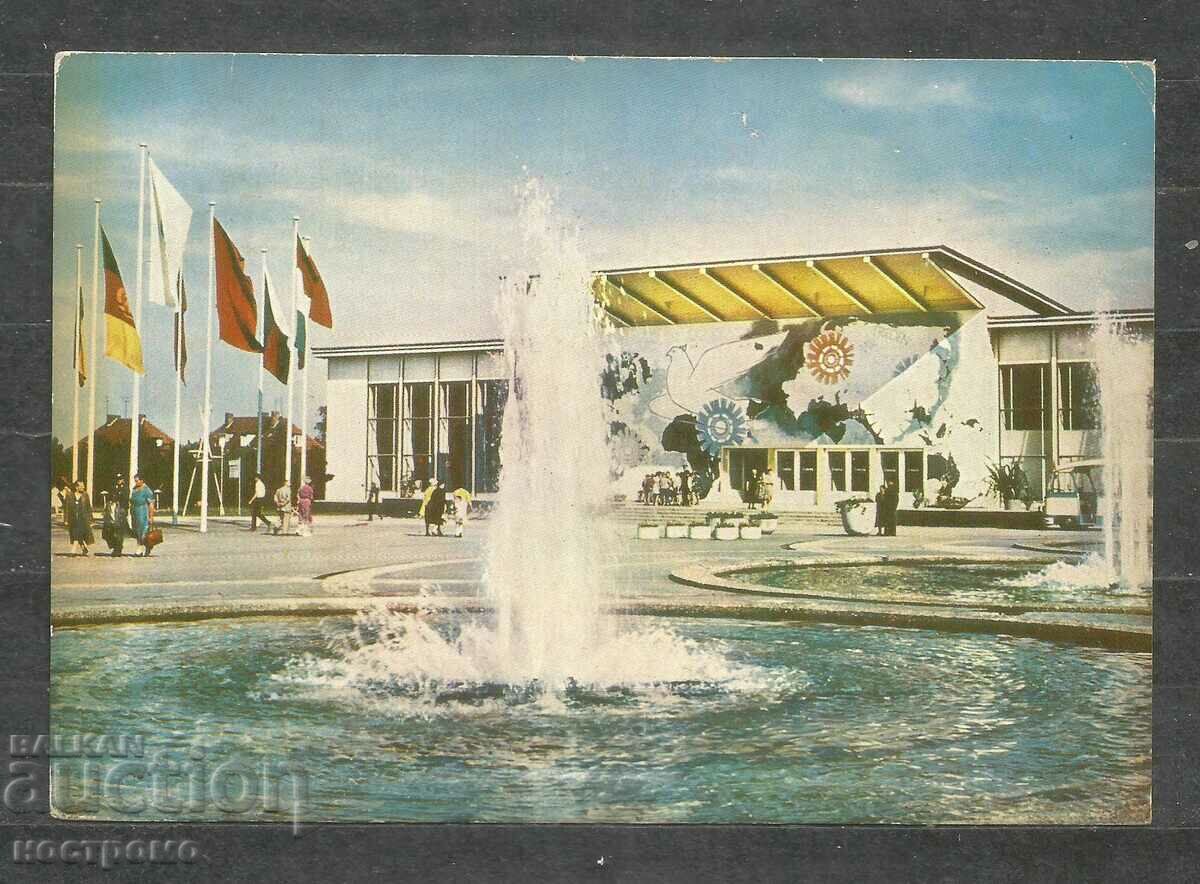 traveled Post card  DDR  - A 1628