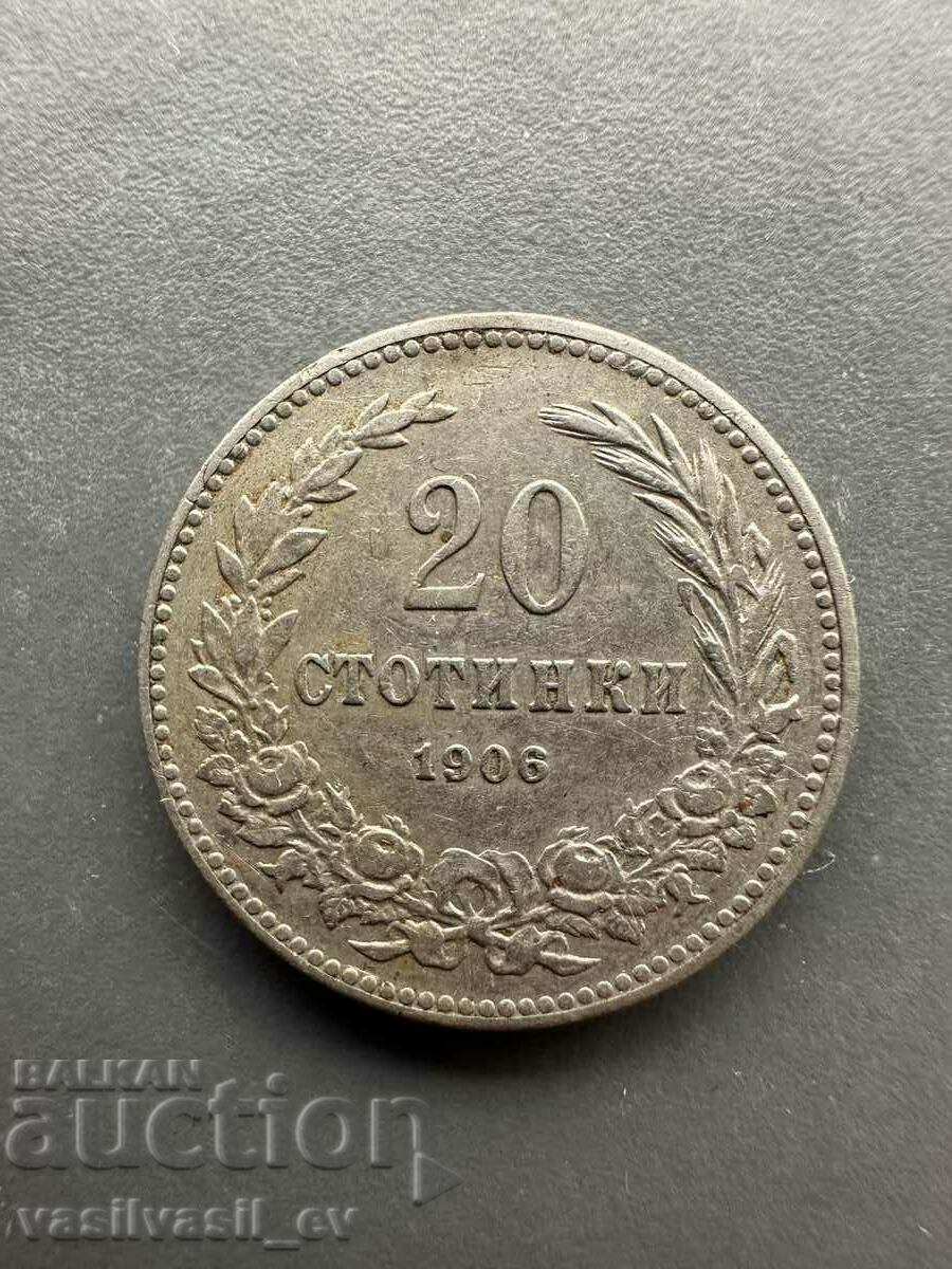 20 стотинки 1906