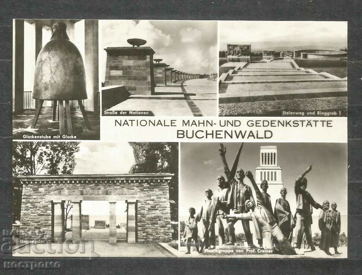 Buchenwald - Καρτ ποστάλ DDR - A 1635