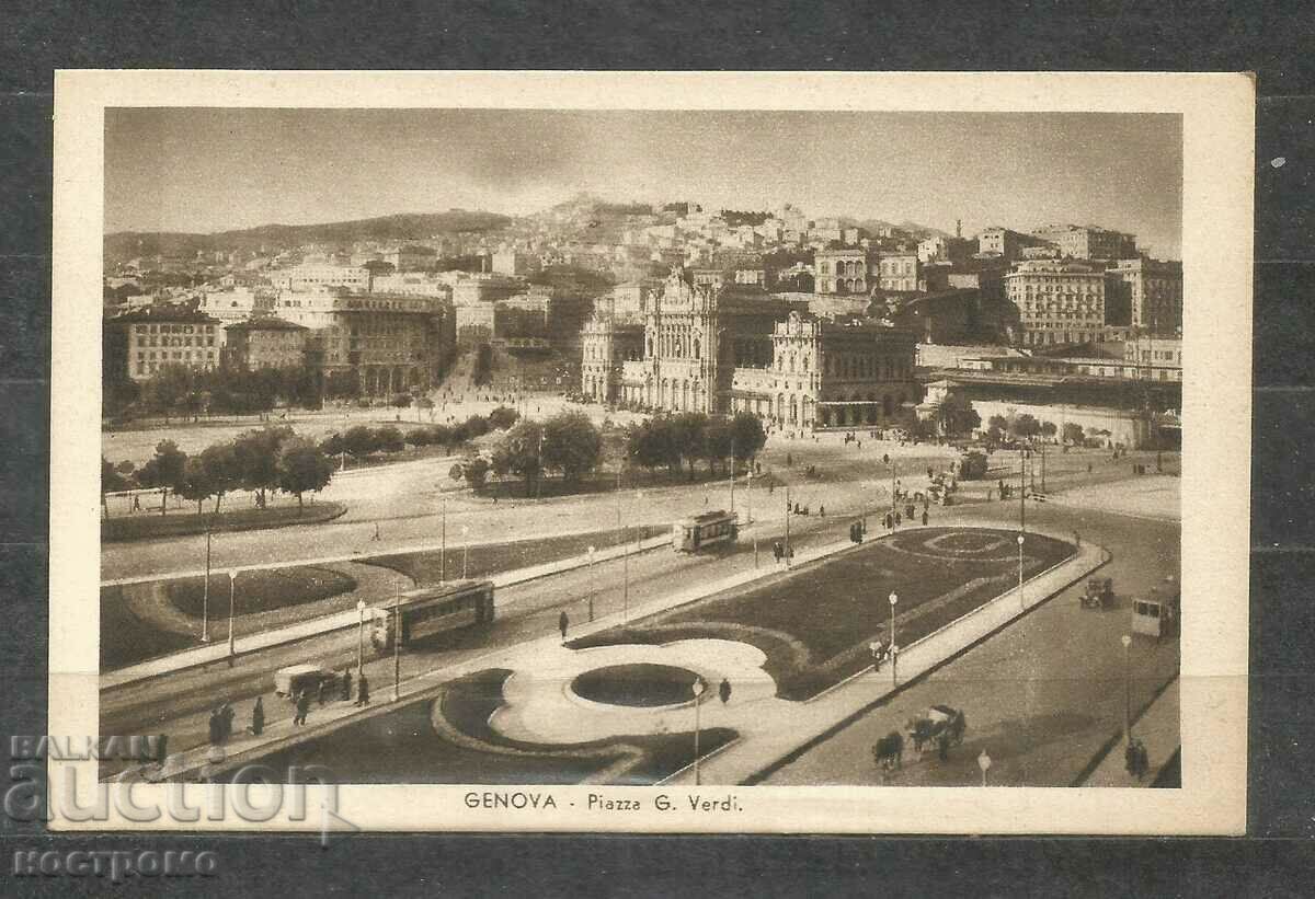 GENOVA - Old Post card Italia - A 1636