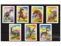 ТАНЗАНИЯ  1994  Динозаври чиста серия