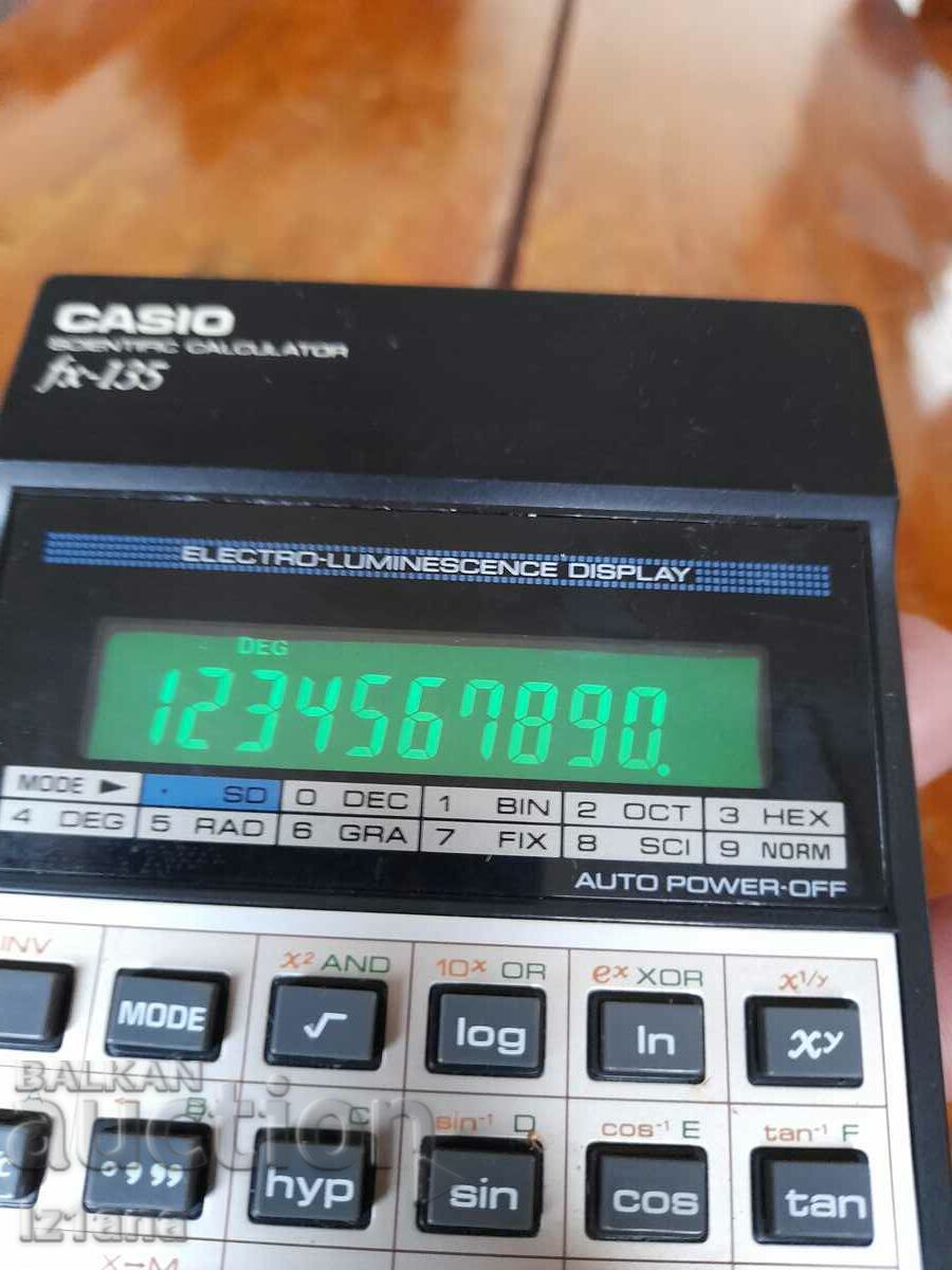 Παλιά αριθμομηχανή Casio FX-135 - 6
