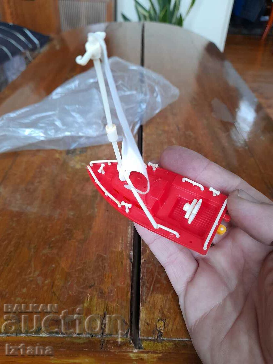 Delivery of Old toy boat, speedboat Delivery of Old toy boat, speedboat