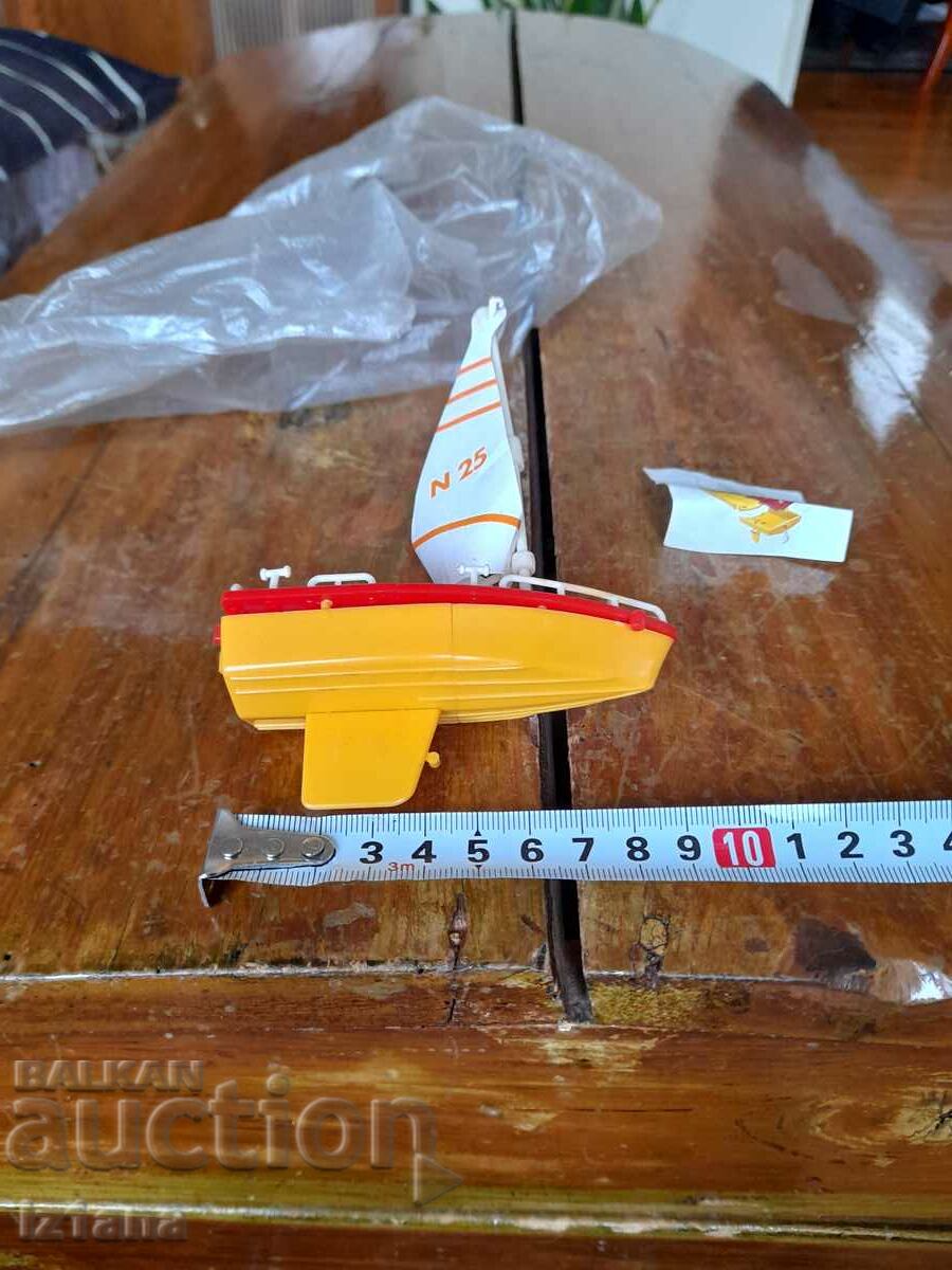 Old toy boat, speedboat - 5 Old toy boat, speedboat - 5