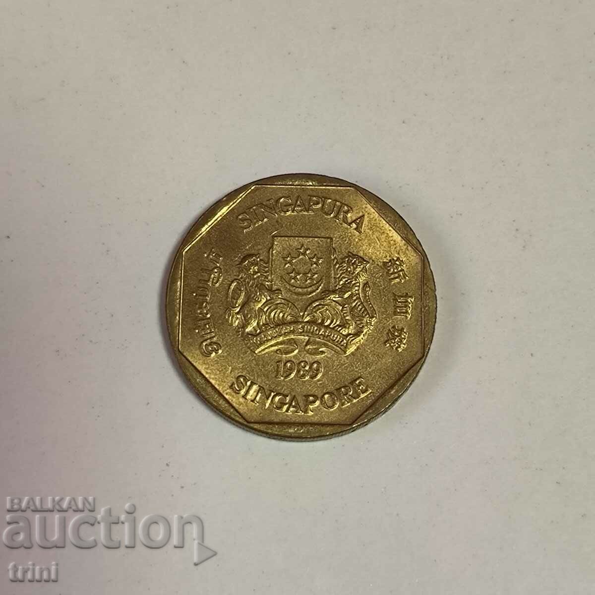 Singapore 1 dollar 1989 year g93 with price 3.00 BGN | € 1.53 Singapore 1 dollar 1989 year g93 with price 3.00 BGN | € 1.53