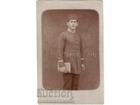 СТАРА СНИМКА МЪЖ С ФЕС ТУРСКА УНИФОРМА Г479