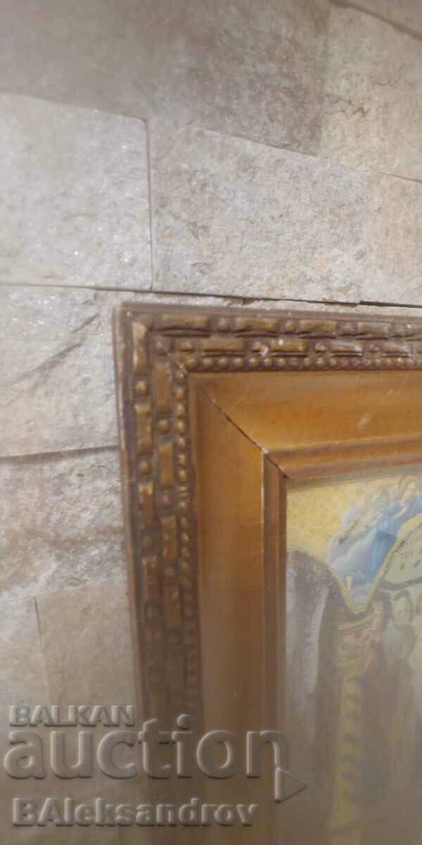 Old icon, written on the back 1958 - 5 Old icon, written on the back 1958 - 5