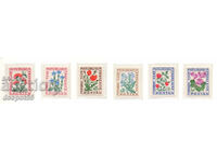 1964-65. Γαλλία. Γραμματόσημα διοδίων - Λουλούδια.