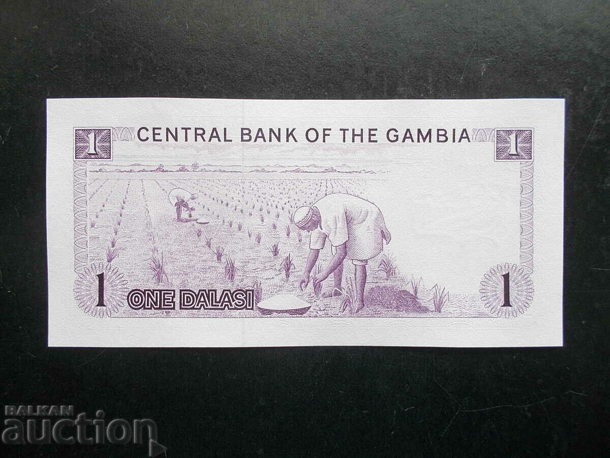 GAMBIA, 1 dalasi, 1971, UNC with price 10.99 BGN | € 5.62 GAMBIA, 1 dalasi, 1971, UNC with price 10.99 BGN | € 5.62