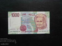 ИТАЛИЯ 1000  1 000 ЛИРИ 1990 НОВА UNC