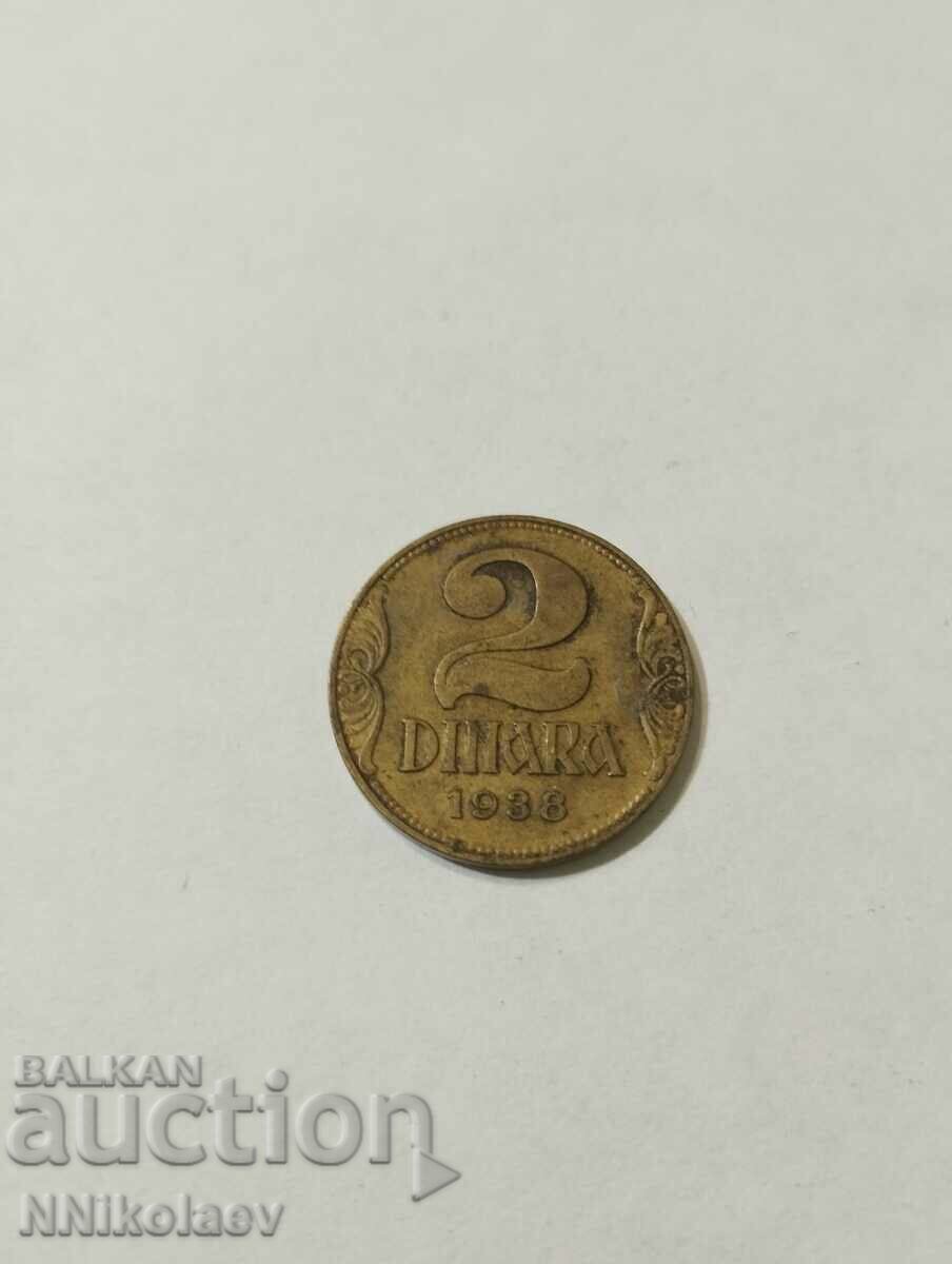 Iugoslavia 2 dinari 1938