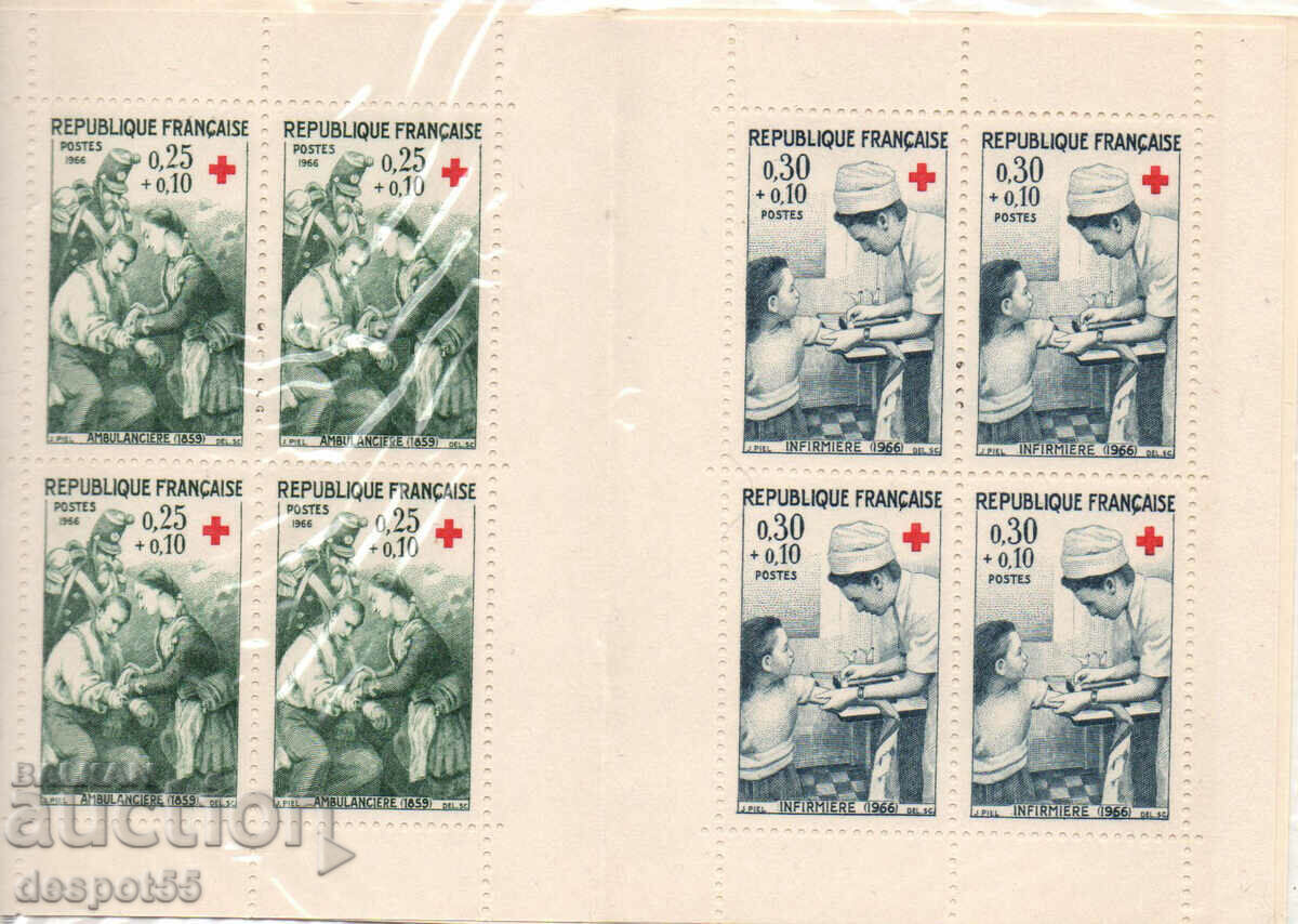 1966. France. Red Cross. Carnet.