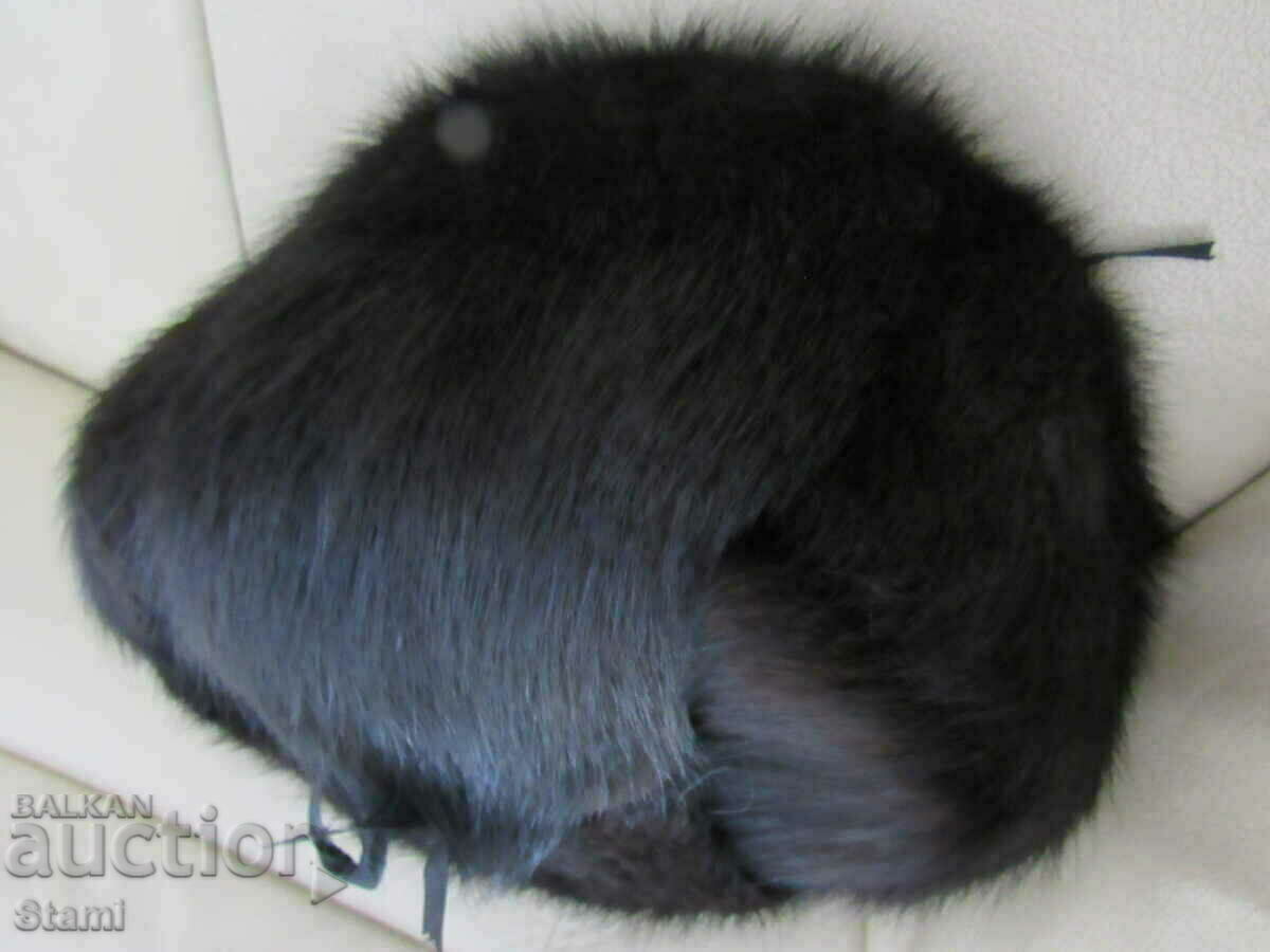 Elegant men's mink fur ear hat, new with price 195.00 BGN | € 99.70 Elegant men's mink fur ear hat, new with price 195.00 BGN | € 99.70