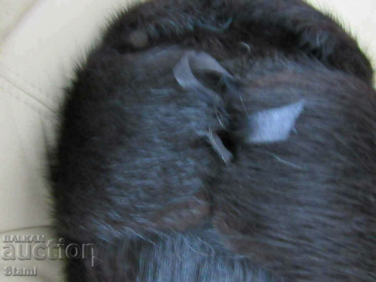 Delivery of Elegant men's mink fur ear hat, new Delivery of Elegant men's mink fur ear hat, new