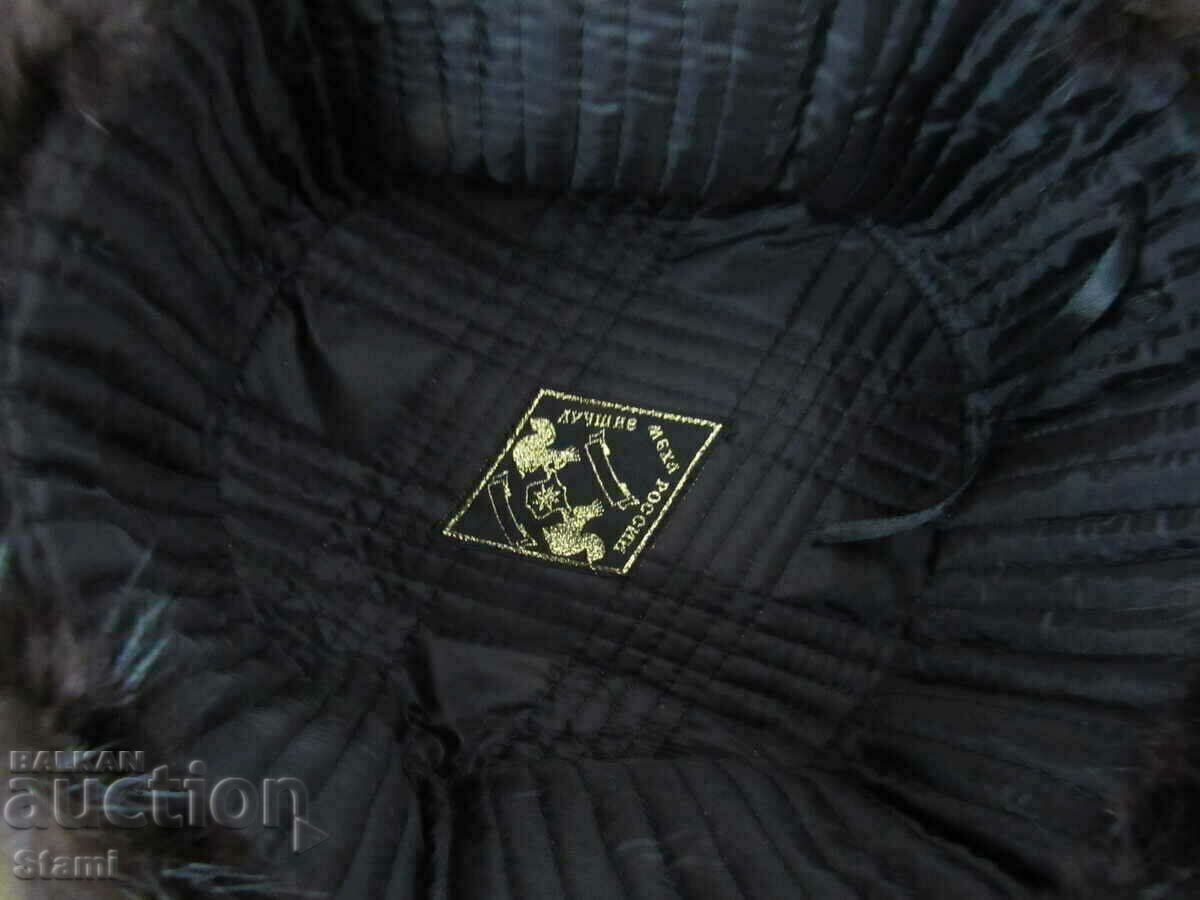 Elegant men's mink fur ear hat, new - 5 Elegant men's mink fur ear hat, new - 5