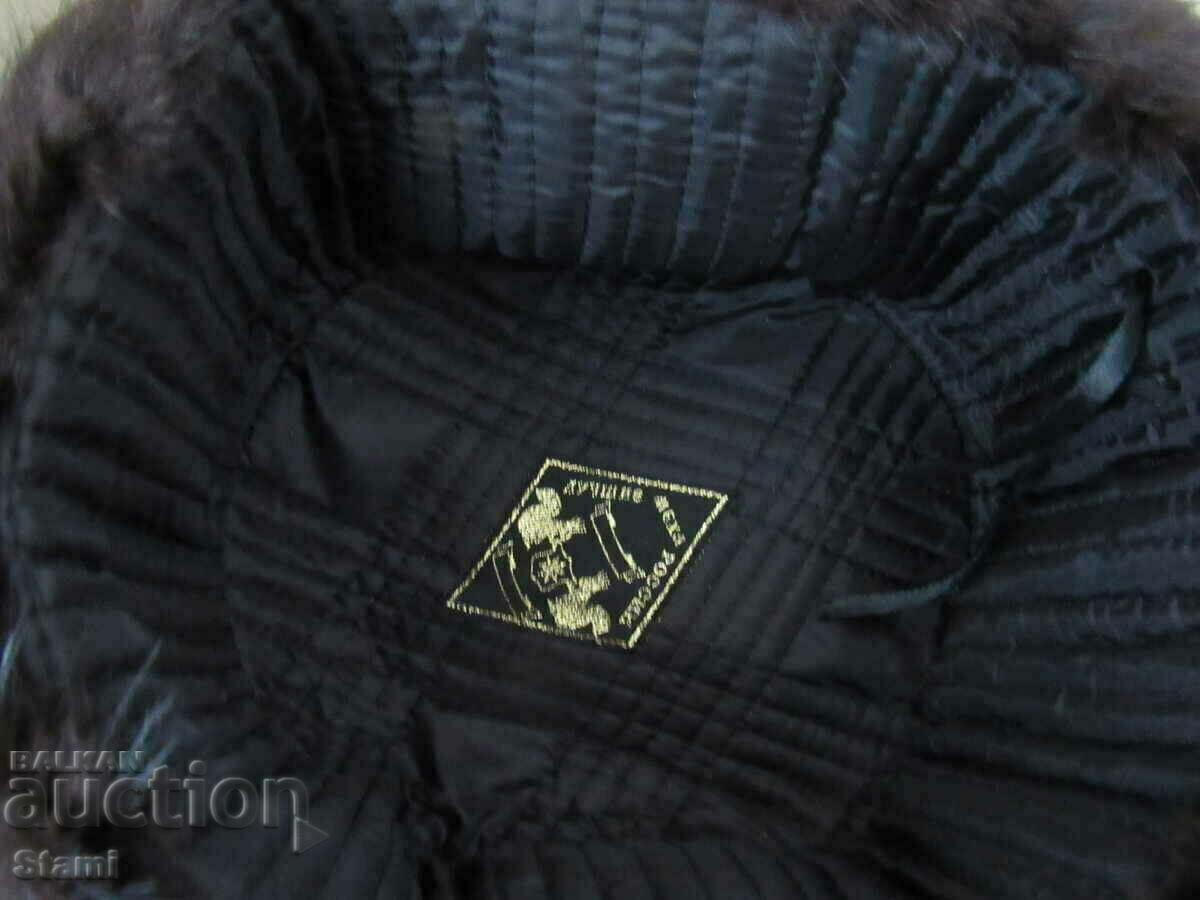 Elegant men's mink fur ear hat, new - 6 Elegant men's mink fur ear hat, new - 6