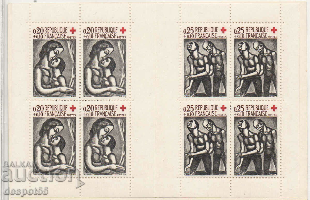 1961. France. Red Cross. Carnet.