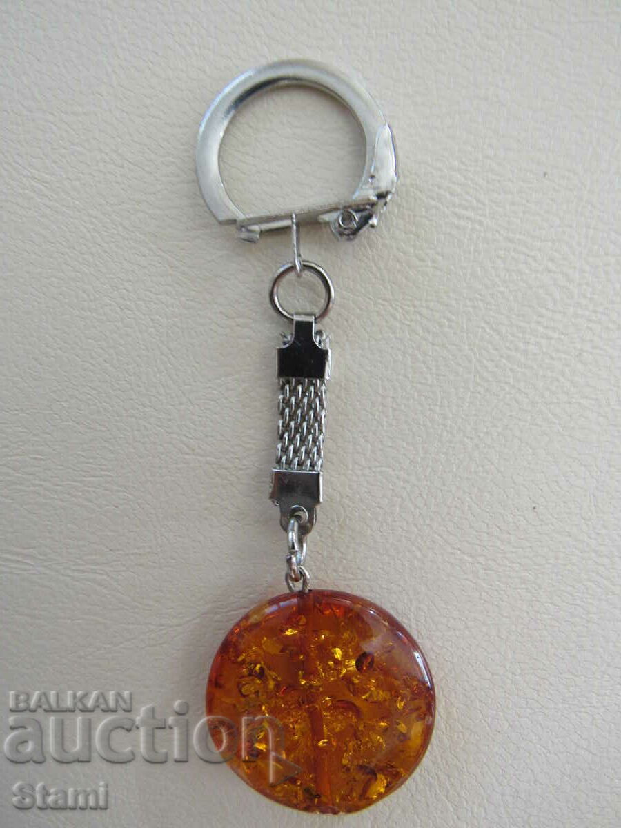 Delivery of Premium Baltic amber key ring Delivery of Premium Baltic amber key ring
