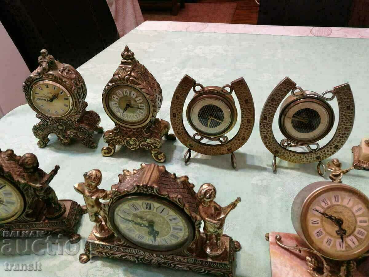Delivery of Mantel clocks, lot 9 pcs. Delivery of Mantel clocks, lot 9 pcs.