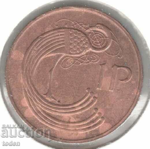 Irlanda-1 Penny-1980-KM# 20-nemagnetic