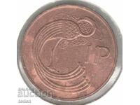 Irlanda-1 Penny-1980-KM# 20-nemagnetic