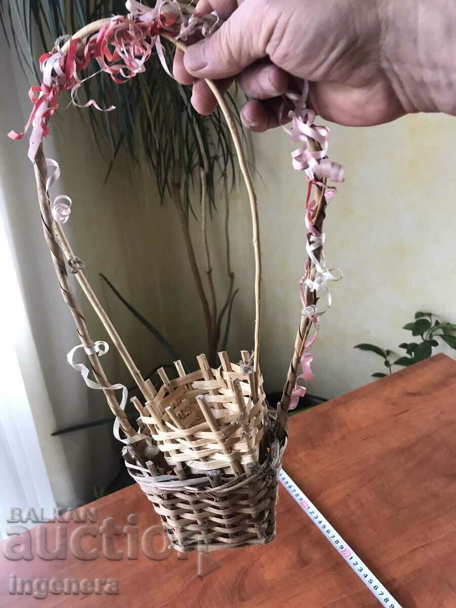 BASKET BASKET WICKED WOOD BASKET-2 PCS. - 5