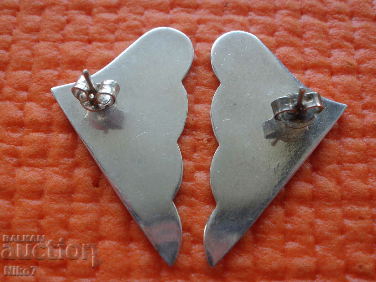 Auction Interesting silver earrings - "Wings". Auction Interesting silver earrings - "Wings".