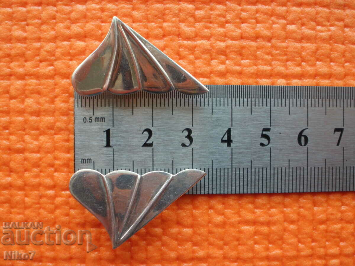 Interesting silver earrings - "Wings". - 5 Interesting silver earrings - "Wings". - 5