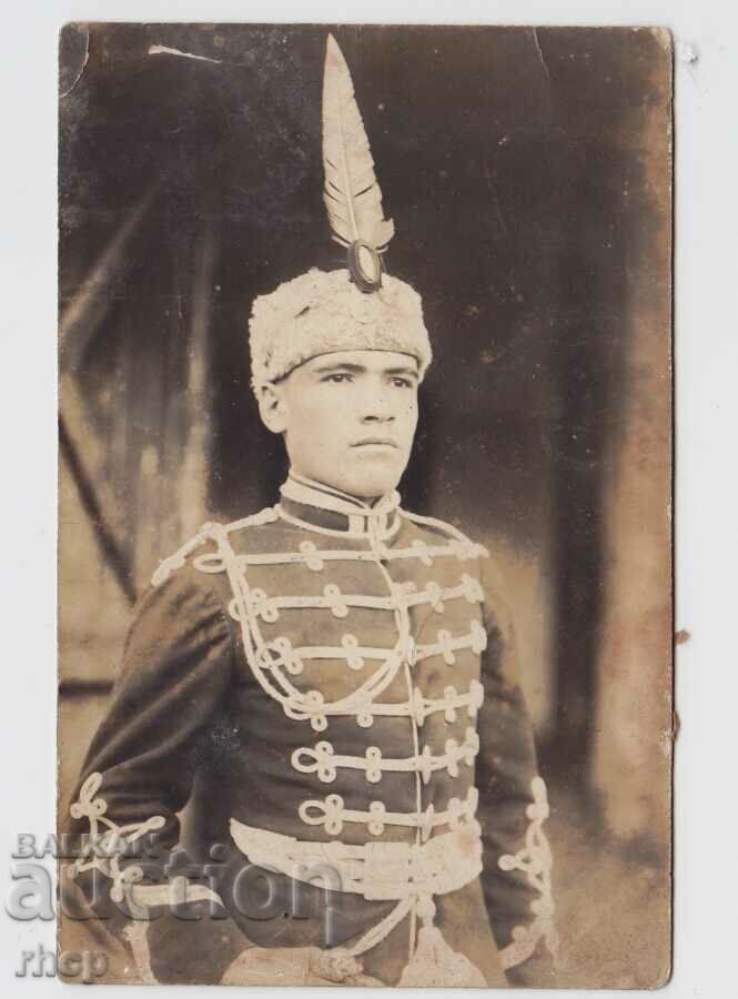 Царски гвардеец 20-те - 30те стара снимка портрет