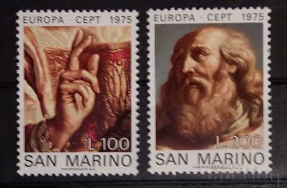 Άγιος Μαρίνος 1975 Ευρώπη CEPT Τέχνη/Ζωγραφική/Θρησκεία MNH