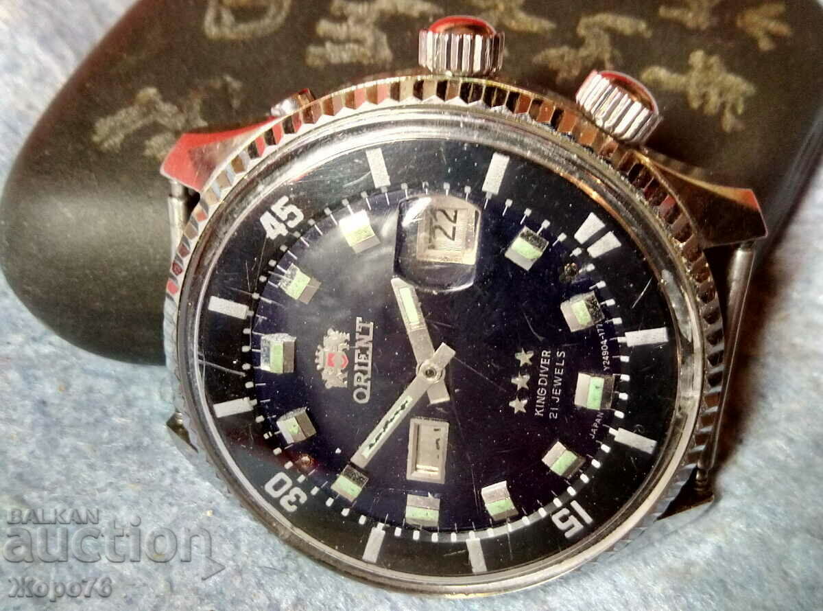 ORIENT KING DIVER 21 JEWELS JAPAN Y24904-177 ОРИЕНТ Автомат