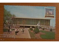 КАРТИЧКА, ЕКСПО 1964 - САЩ, Ню Йорк - Американския павилион