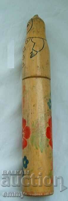 Ξύλινη κούκλα, κουτί για μολύβια, αρώματα - 24 cm - 7 Ξύλινη κούκλα, κουτί για μολύβια, αρώματα - 24 cm - 7