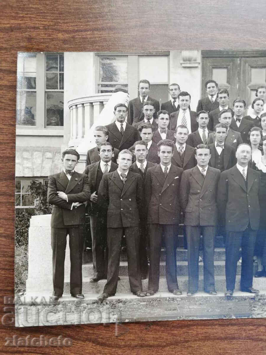 Auction  Old photo Kingdom of Bulgaria - Carnegy club. 1933 Sofia