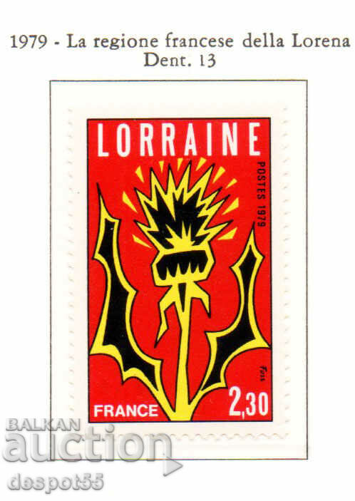 1979. Franţa. Regiunile Franței - Lorena.