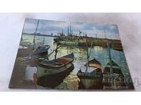Καρτ ποστάλ Nessebar Port 1988